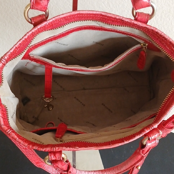 Brahmin Red Asher Tote - Picture 4 of 13
